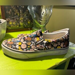 Charlie Brown Peanuts Vans sz 9